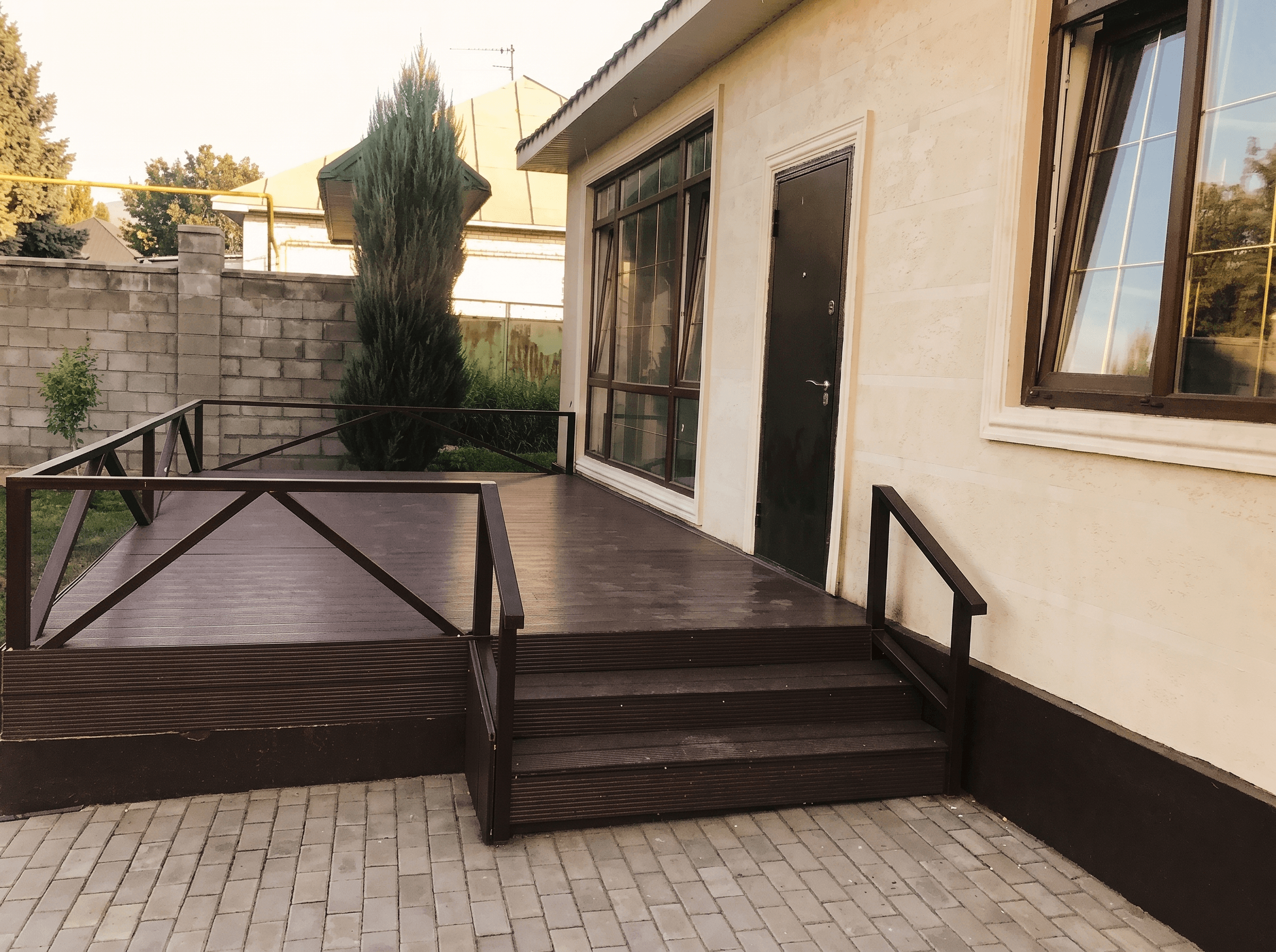 Работа Handecking: Терраса 18 м² — террасная доска ДПК в Алматы